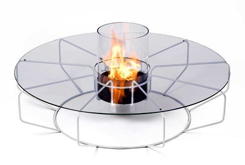 Planika and Arik Levy for an In- and Outdoor enhancing Coffee Fire Table